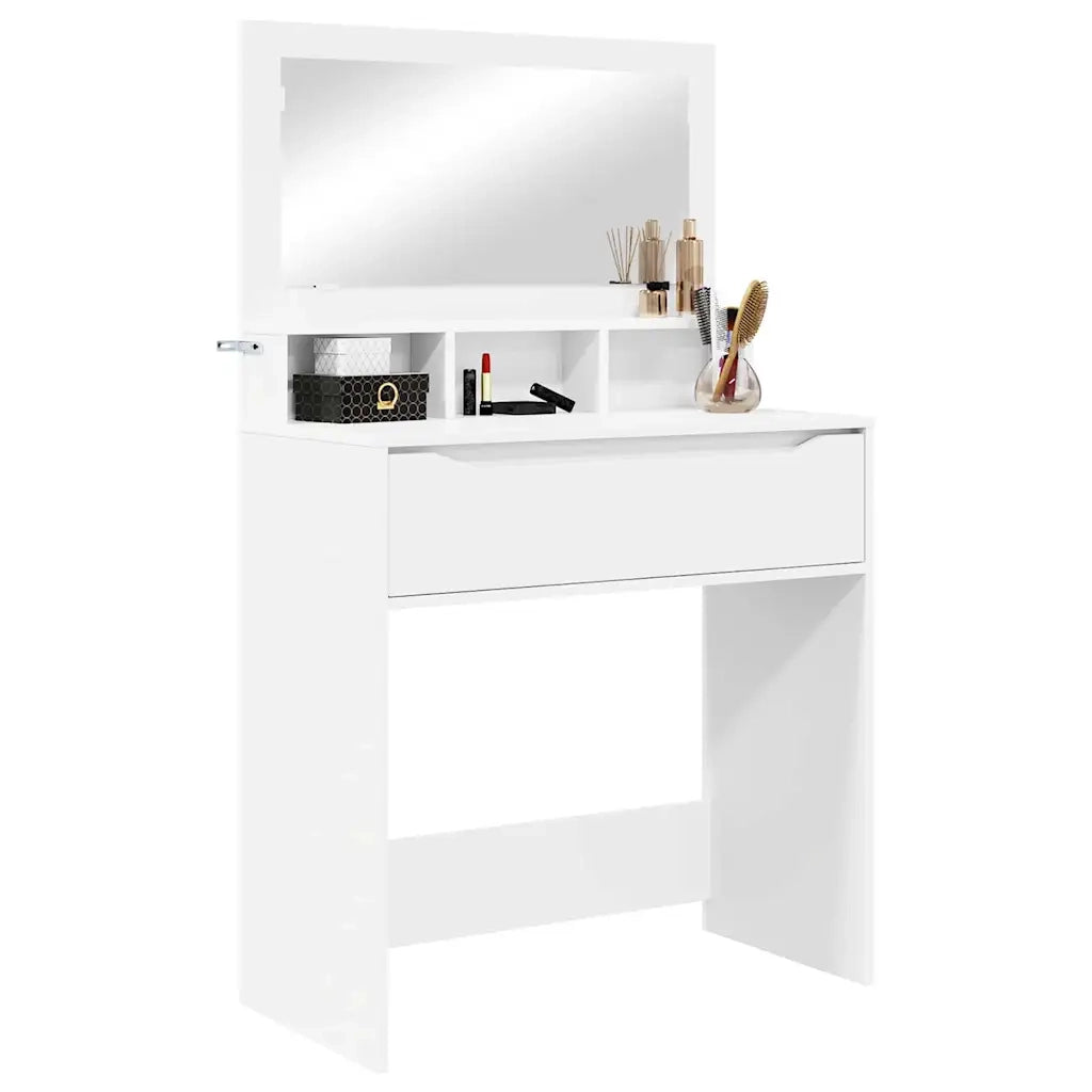 Toeletta | Tavoli da Trucco per Camera da Letto Bianco 80 x 39,6 x 135 cm