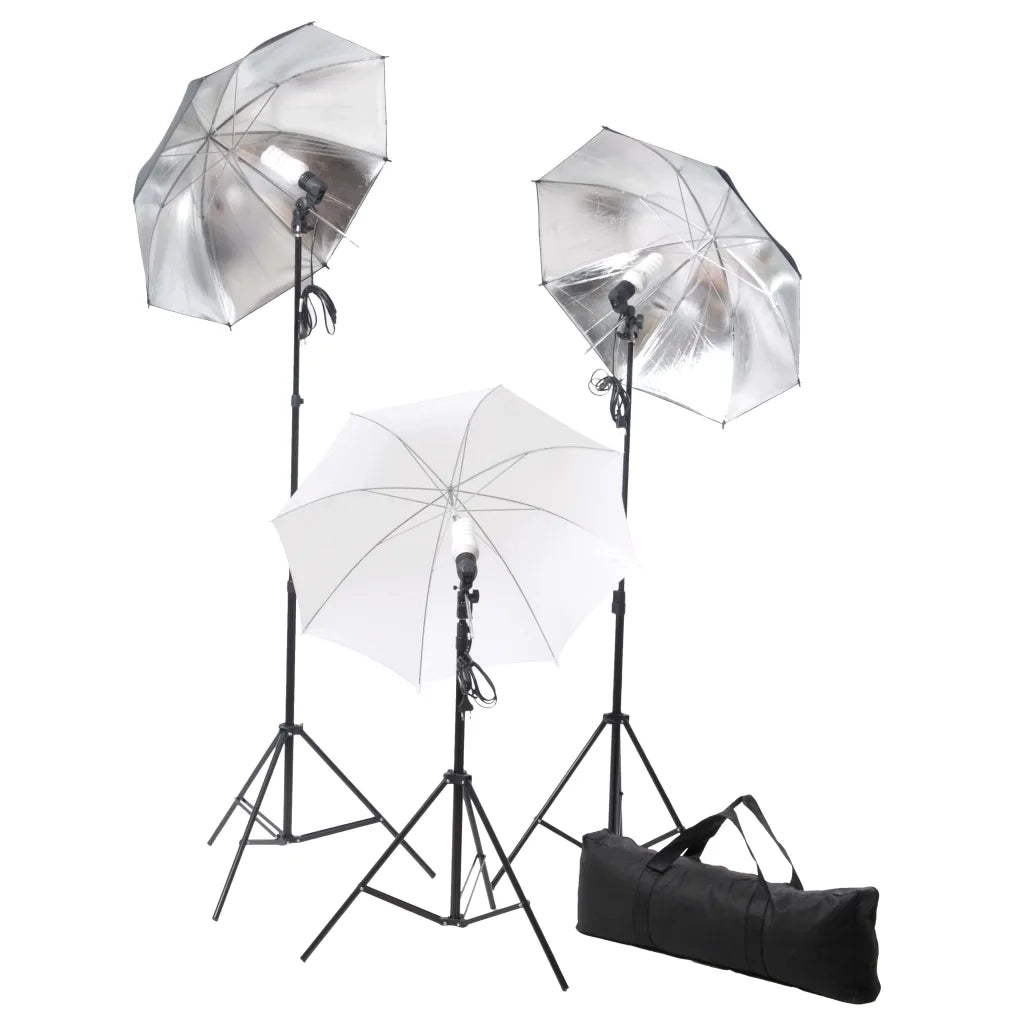 Kit Studio Fotografico con Set di Luci e Fondale CFW3772030