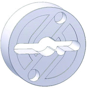 Securemme GUIDACHIAVE PER SERRATURE SERRANDE zincato mm 8,5 h