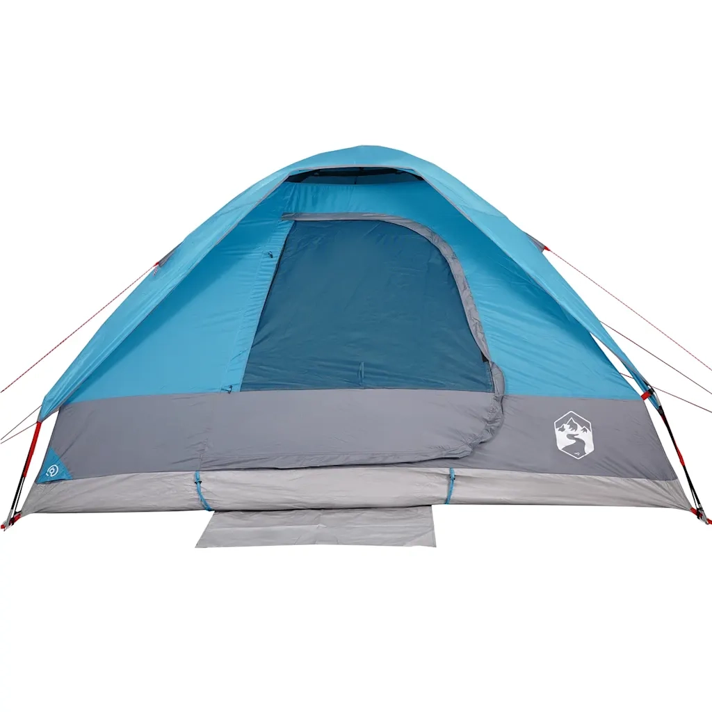 Tenda da Campeggio a Cupola per 2 Persone-Tenda per Escursionismo Blu Impermeabile 192162