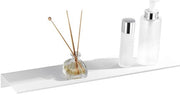Pannello doccia senza perforazione da 40cm fissabile alla parete pannello doccia autoadesivo organizzatore doccia in alluminio per la cucina e la doccia bianco