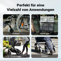 Rampa a valigia per sedia a rotelle, pieghevole mobile antiscivolo, in alluminio 183cm 270kg