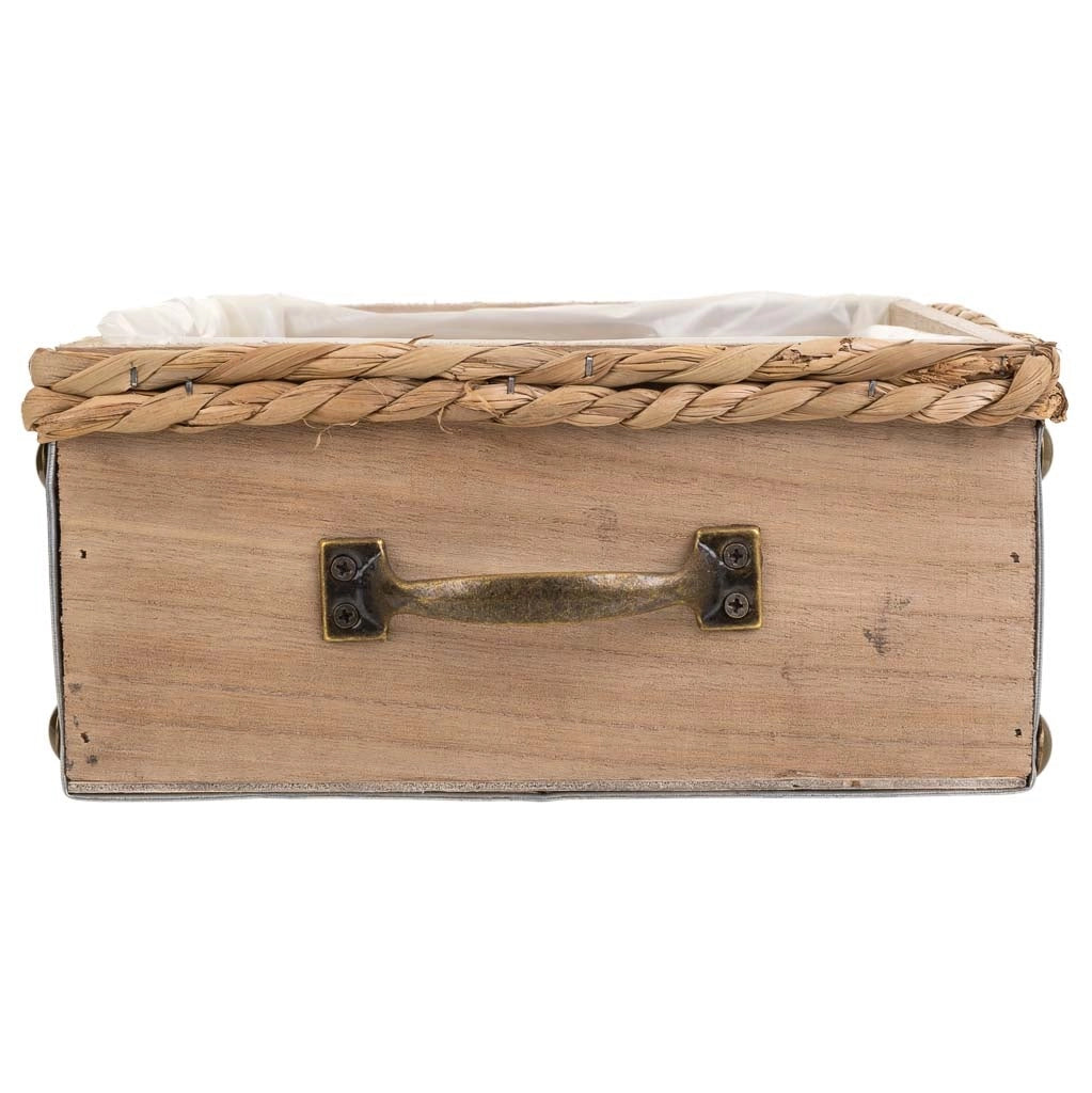 Cassetto in legno marrone 23,5x23,5x10,5h