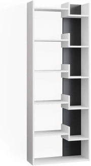 Divisorio per ambienti Fico, Antracite, 61 x 160.2 cm, per la separazione degli ambienti e lo stoccaggio con struttura a scaffale aperto