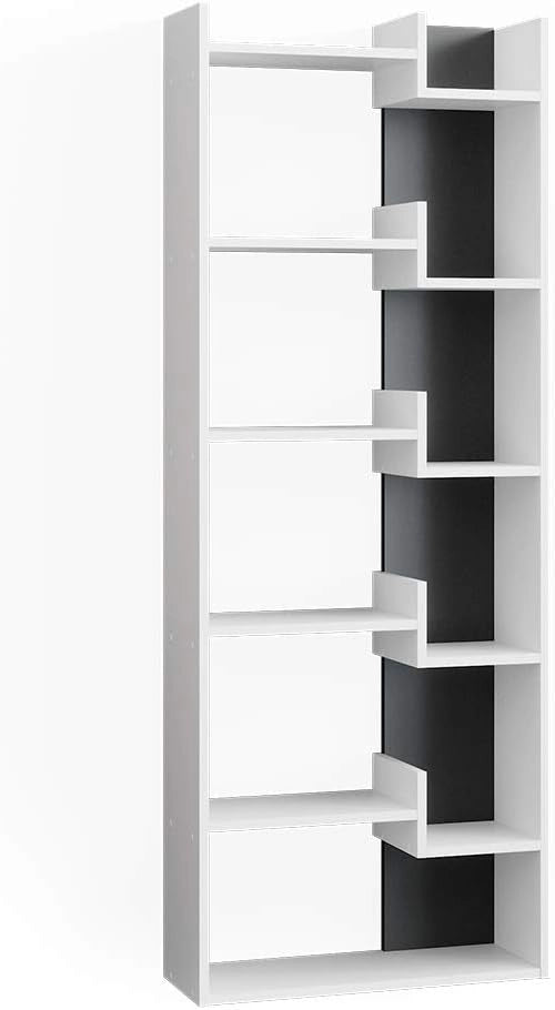 Divisorio per ambienti Fico, Antracite, 61 x 160.2 cm, per la separazione degli ambienti e lo stoccaggio con struttura a scaffale aperto