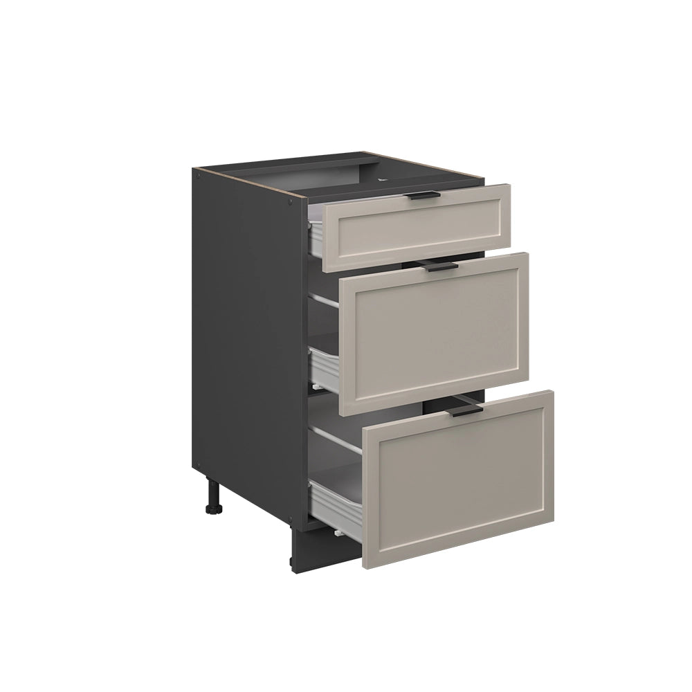Vicco Mobiletto base per cucina GrigioBeige 50 cm , PL Antracite