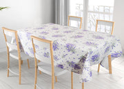 Tovaglia Cucina Copritavolo 100% Cotone Made In Italy Disegno Lavanda RP - 140x140 - Lavanda