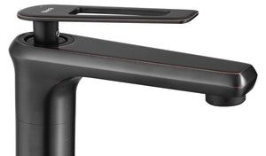 Rubinetto Da Lavabo Rea Blade Old Black Low