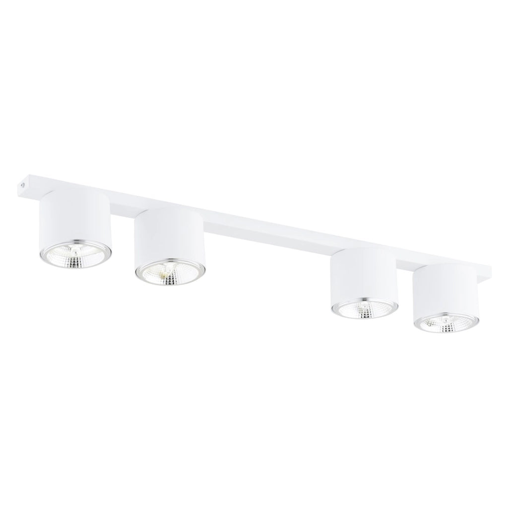 Plafoniera barra bianca 90 cm 4 spot ES111 Emibig