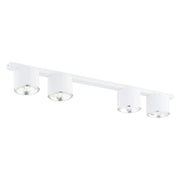 Plafoniera barra bianca 90 cm 4 spot ES111 Emibig