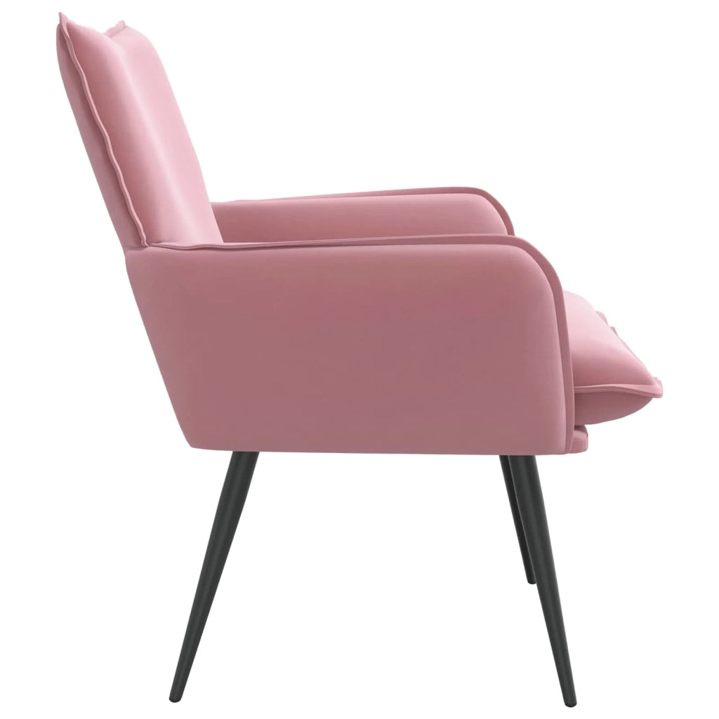 Poltrona Rosa Velluto 42047727