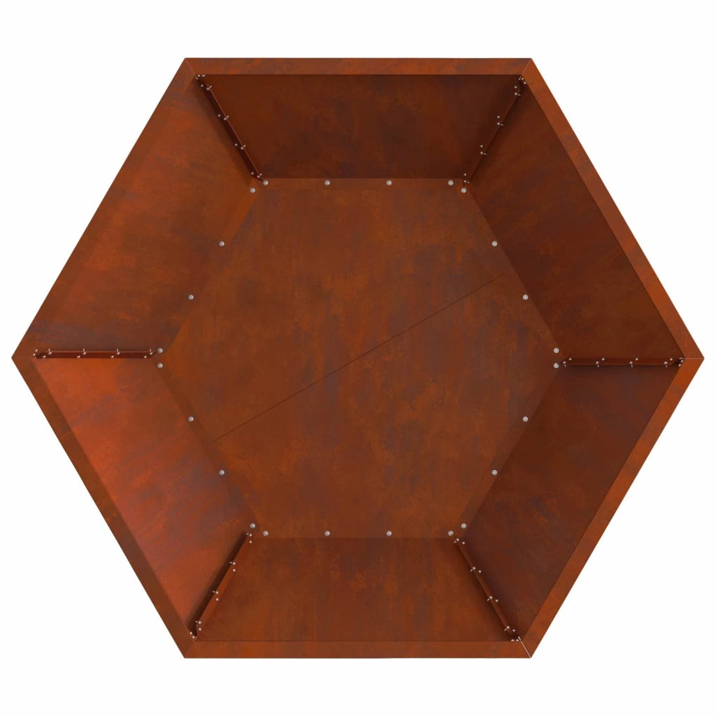 Braciere Ruggine 100 x 100 x 28 cm 858999