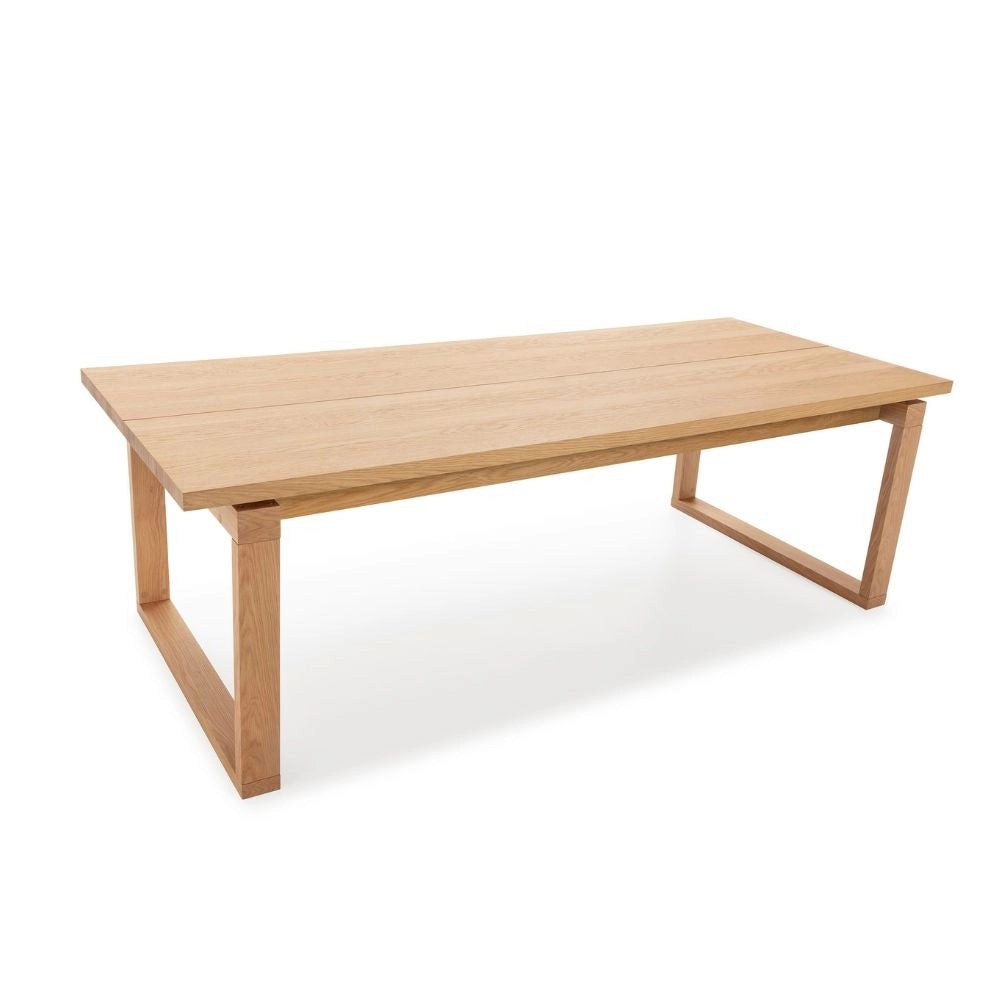 Tavolo rettangolare fisso Rina 220x100x76H colore rovere