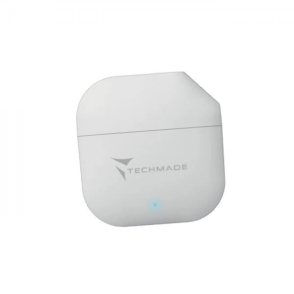Cuffia auricolare Wireless Techmade TM-XM201 - senza filo con box di ricarica - White - Auricolari in-ear senza fili Bluetooth - Bianco