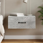 Mobiletto da notte a muro Grigio Cemento 49 x 34,5 x 20 cm 898621