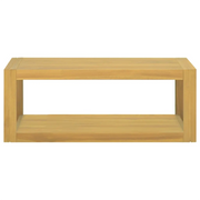 Mobile da Bagno a Parete 90x45x35 cm in Legno Massello di Teak 338235