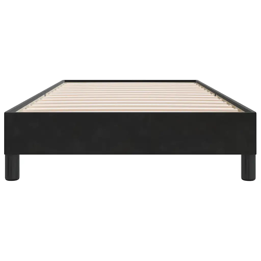 vidaXL Giroletto a Molle senza Materasso Nero 80x210 cm Velluto