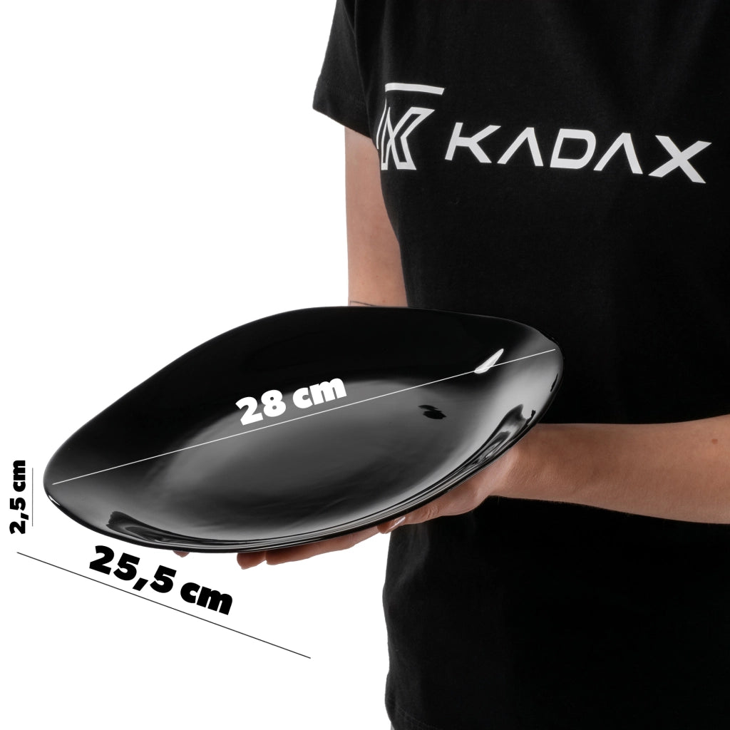 Set di 6 piatti KADAX neri
