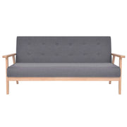 Divano letto a 3 posti letto per gli ospiti trasformabile divano letto per soggiorno divano letto pieghevole casa da interno tessuto grigio scuro 02_0020597