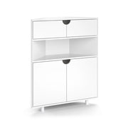 Vicco Credenza Bianco 79 x 96 cm con 4 scomparti