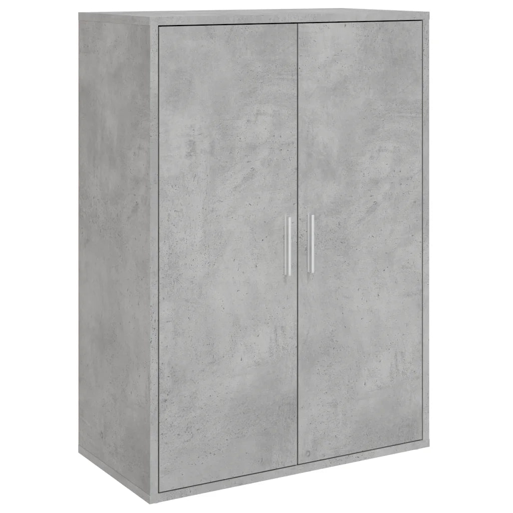Credenza | Madia | Buffet da pranzo | Armadio da pranzo Grigio Cemento 60x31x84 cm in Legno Multistrato