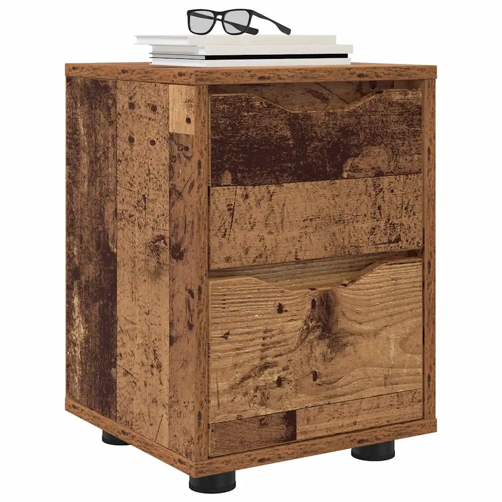 Comodino Legno vecchio 30,5 x 30 x 43 cm Legno multistrato