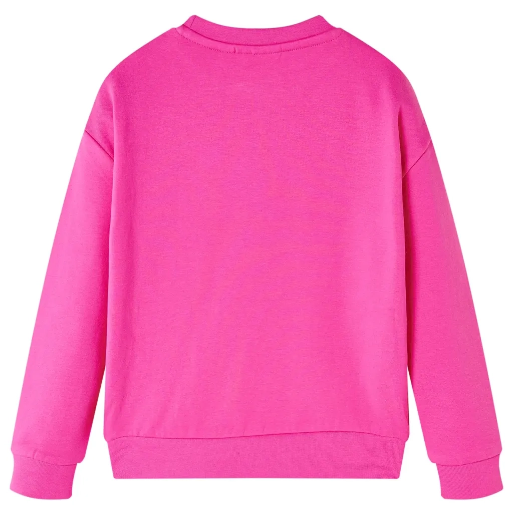 Felpa da Bambina Rosa Scuro 140 13673