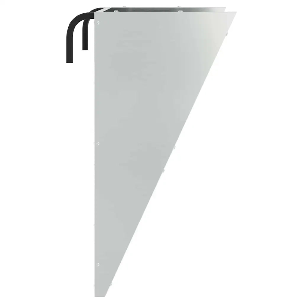 Mangiatore Appeso per Fieno Argento 61 x 33 x 66 cm CFW3042417