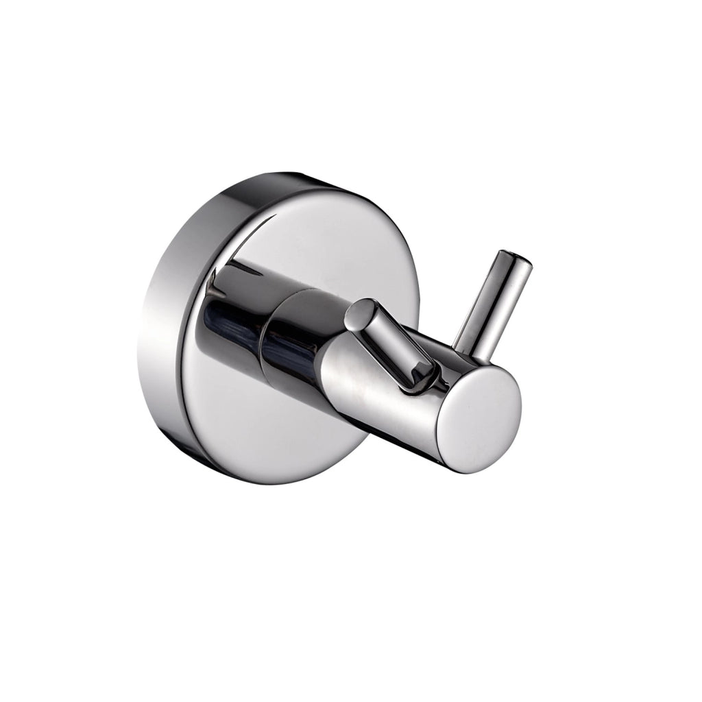 Appendiabiti doppio da muro in acciaio inox AISI 304 Gedy 5026 serie PROJECT Cromato