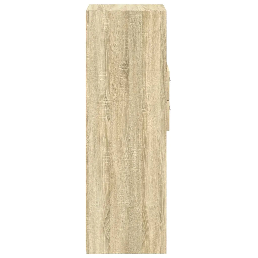 Credenza Rovere Sonoma 40x42,5x124 cm in Legno Multistrato 846161