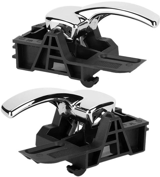 Set di maniglie per portiere in acciaio inox - Adatto per Qashqai 2004-2013 - Materiale ABS resistente - Decorazione elegante - Lunga durata - Set di maniglie per portiere
