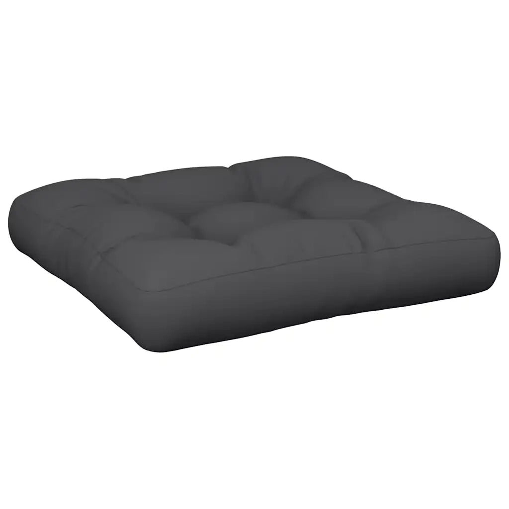 Cuscino per pallet | Cuscini per sedie Nero 50x50x12 cm in Tessuto