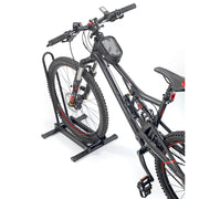 Andrys Rastrelliera Bici 1 Posto con Tappi Ruote 7,5cm 40x43x60 Nero