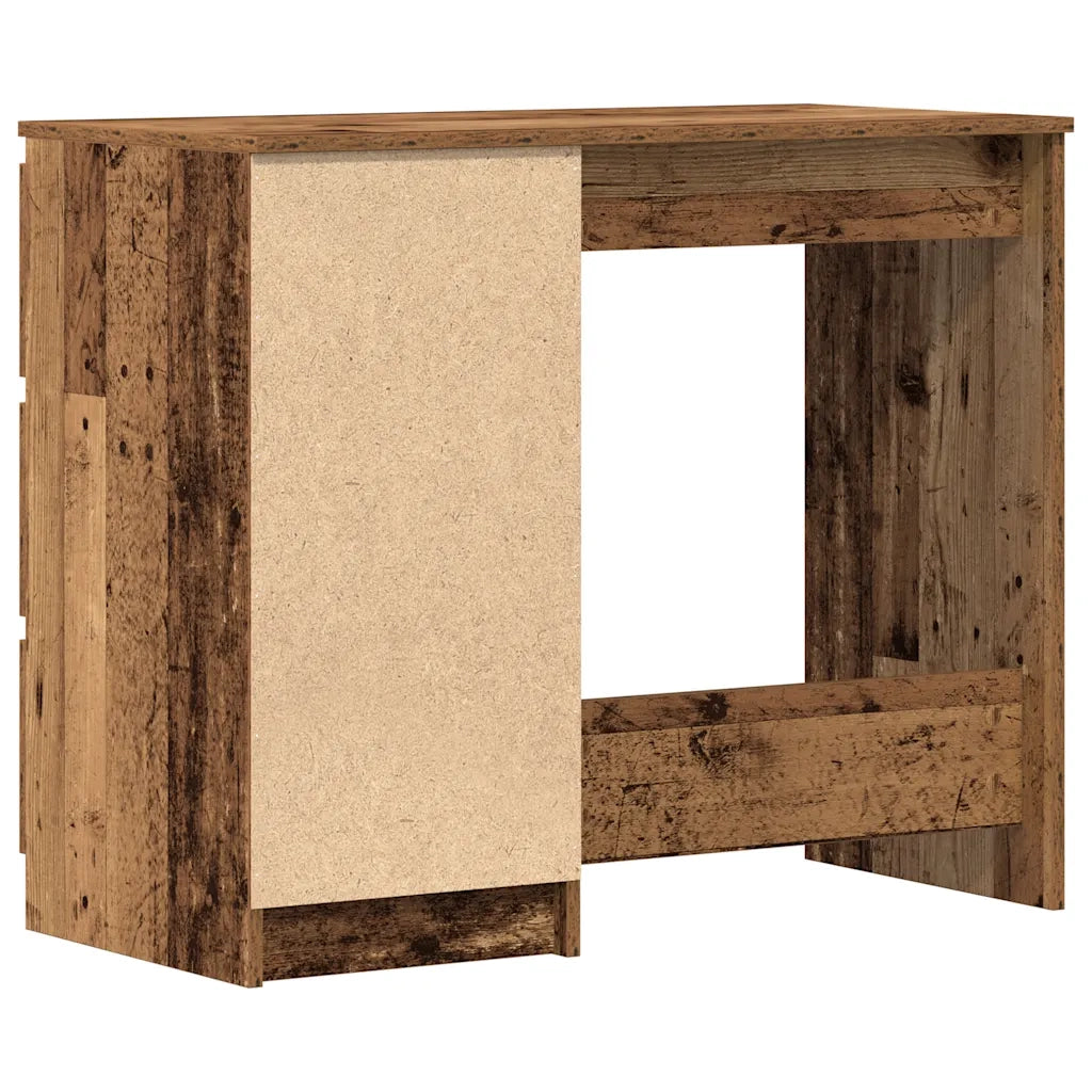 Scrivania Legno Antico 90x45x76 cm in Legno Multistrato 861142