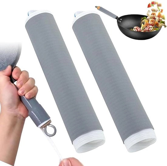 Copertura isolante in silicone - Sostegno per maniglione caldo - Sostegno per padella - Maniglione antiscottura - Padelle e forno - Dimensione S