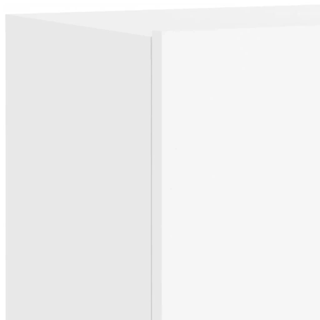 Mobile TV multimediale scaffale TV mobile TV credenza per sala da pranzo soggiorno camera da letto montaggio a parete 80 x 30 x 41 cm bianco 02_0027801