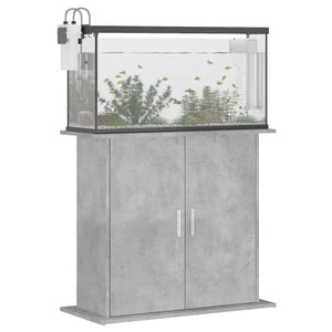 Supporto per acquario in cemento grigio 81x36x73 cm in legno ingegnerizzato 833603
