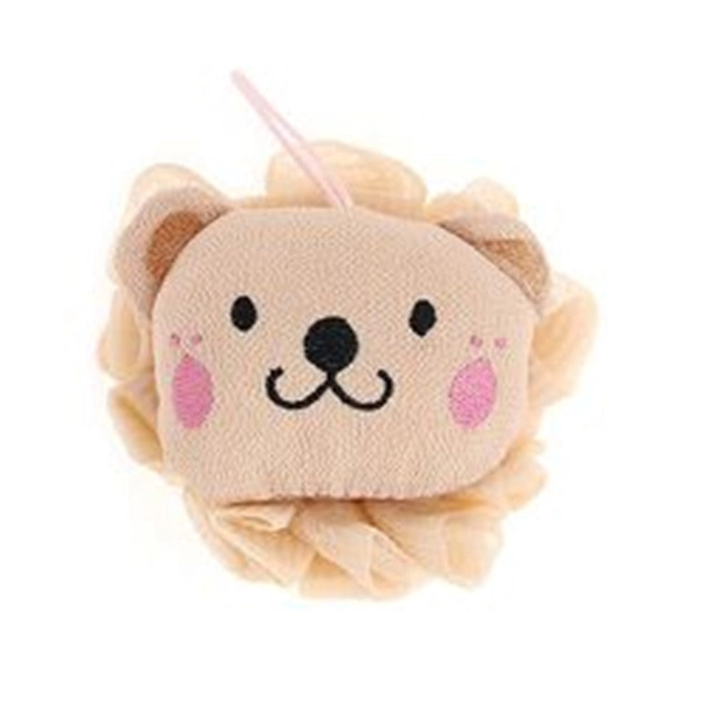 Trade Shop - Spugna A Rete Per Doccia Bagno Spugnetta Esfoliante Pelle Corpo Con Cagnolino 10772 -