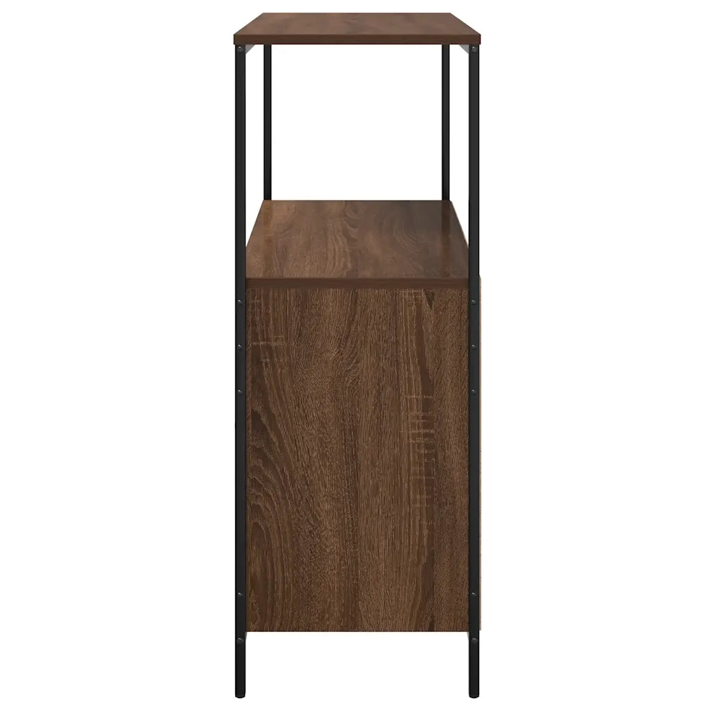Mobile da Bagno | Armadio da bagno con Ripiani Rovere Marrone 76,5x35x95 cm