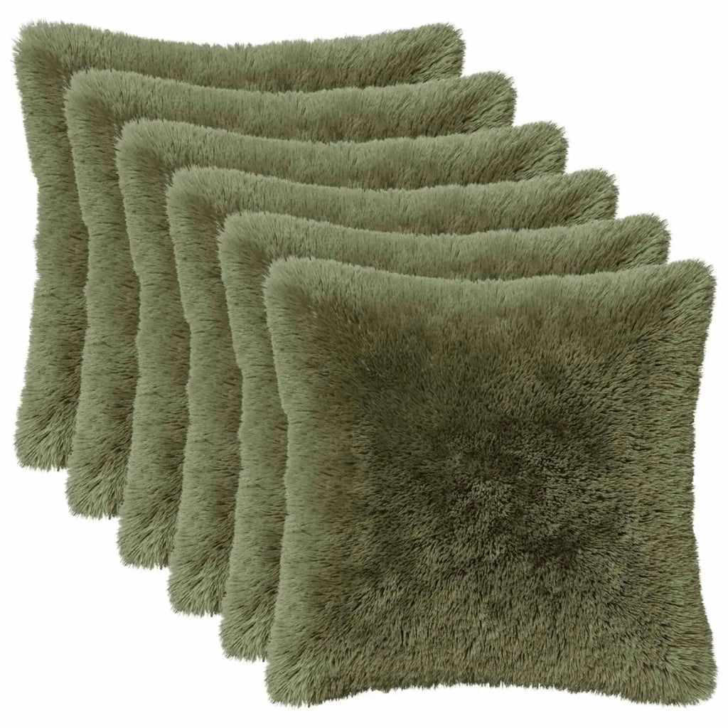 Cuscino con cuscino HEERLEN 12 pz Verde Fleece PV 924804