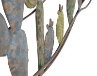 Pannello In Ferro Cactus -B- cm 90X2,5X64