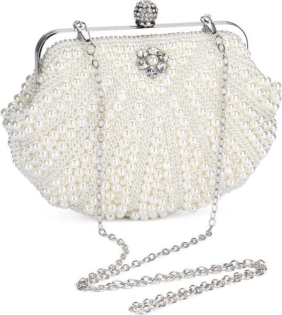 Borsa di Lusso per Donna Piccola Clutch per Cerimonia Matrimonio/Festa/Promozione Box Borse Realizzate con Strass Manufatti a Mano
