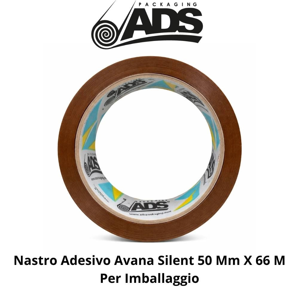 Nastro adesivo avana silent 50 mm x 66 m per imballaggio