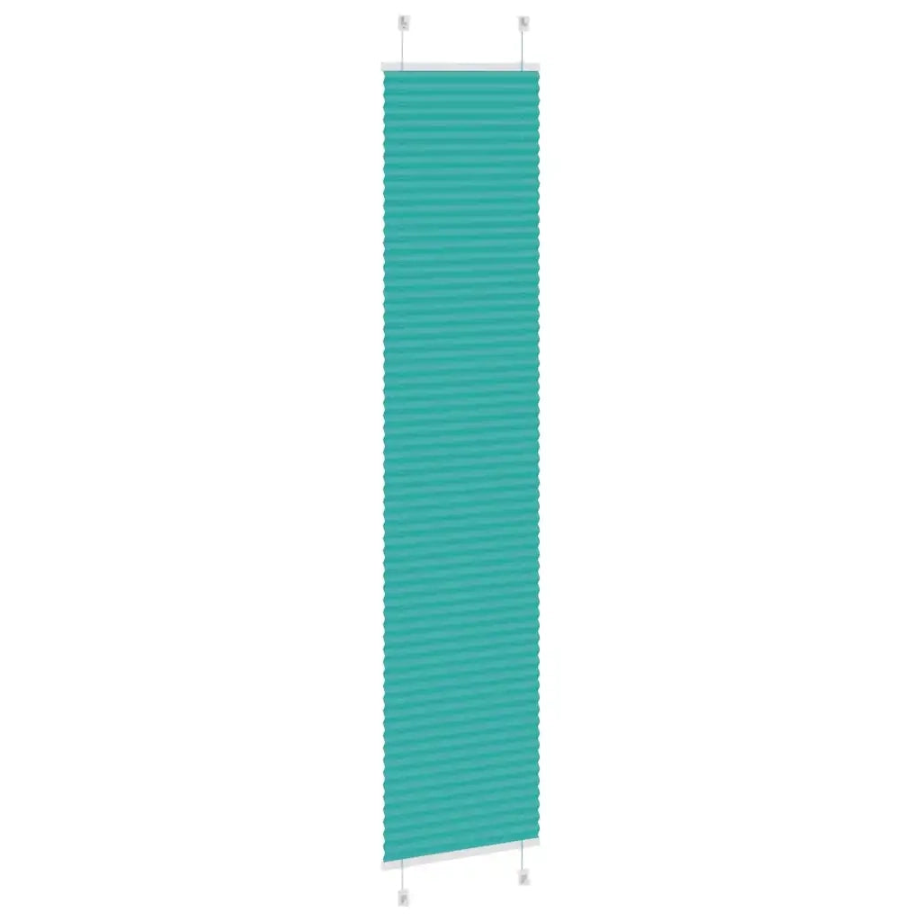 Tenda Plissettata Verde petrolio 50x200 cm Larghezza Tessuto 4015405