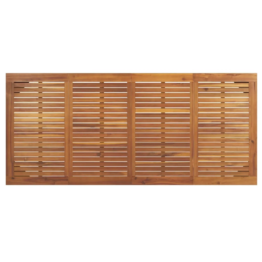 vidaXL Tavolo Giardino con Gambe Forcella 200x90x75 cm Massello Acacia