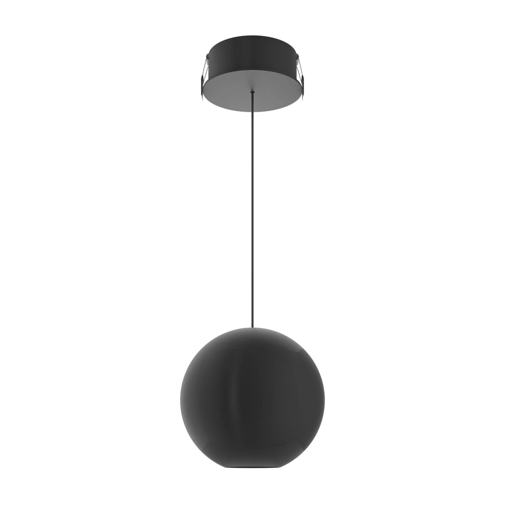 Lampada a Sospensione Bora XL Space 15W LED 38° CCT Switch 2700K-4000K Nero Opaco - Sistema Modulare di Illuminazione - Beneito & Faure