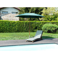 Ombrellone da Giardino Ø2,8 m Palo Ø35 mm in Alluminio Maffei Madera Verde