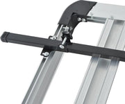 Porta tetto universale in alluminio argento 75kg 110 x 90 x 8cm