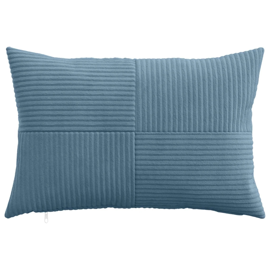 Federa 2 pcs ALMELO Blu 50 x 75 cm corduroy 915119