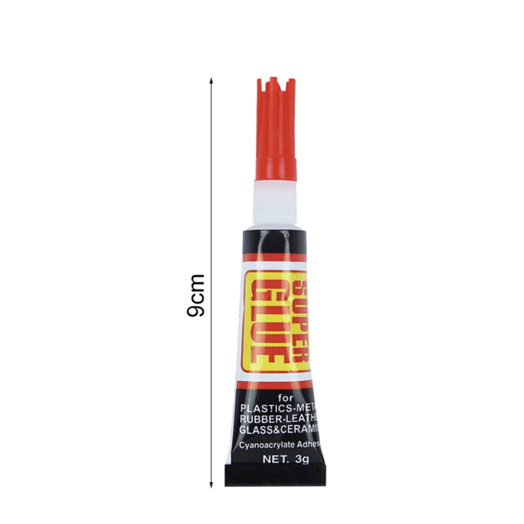 Colla Cianoacrilica Super Glue 3g – Forte e Trasparente | Indurimento a Temperatura Ambiente